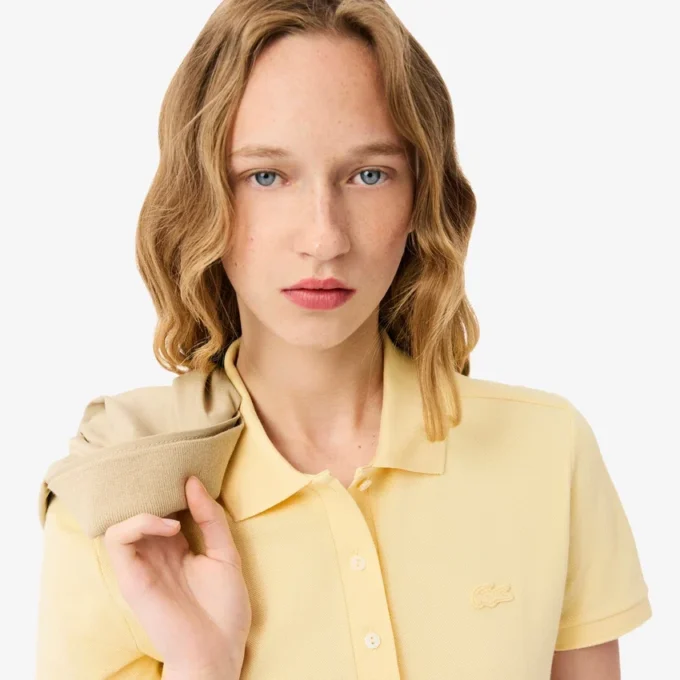 L.12.12 Slim Fit Stretch Mini Piqua Polo for kvinner