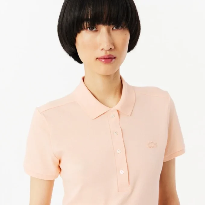 L.12.12 Slim Fit Stretch Mini Piqua Polo for kvinner