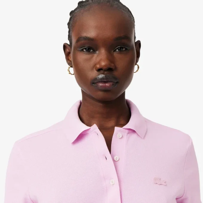 L.12.12 Slim Fit Stretch Mini Piqua Polo for kvinner