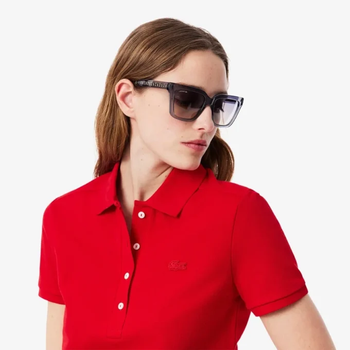 L.12.12 Slim Fit Stretch Mini Piqua Polo for kvinner
