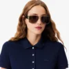 L.12.12 Slim Fit Stretch Mini Piqua Polo for kvinner