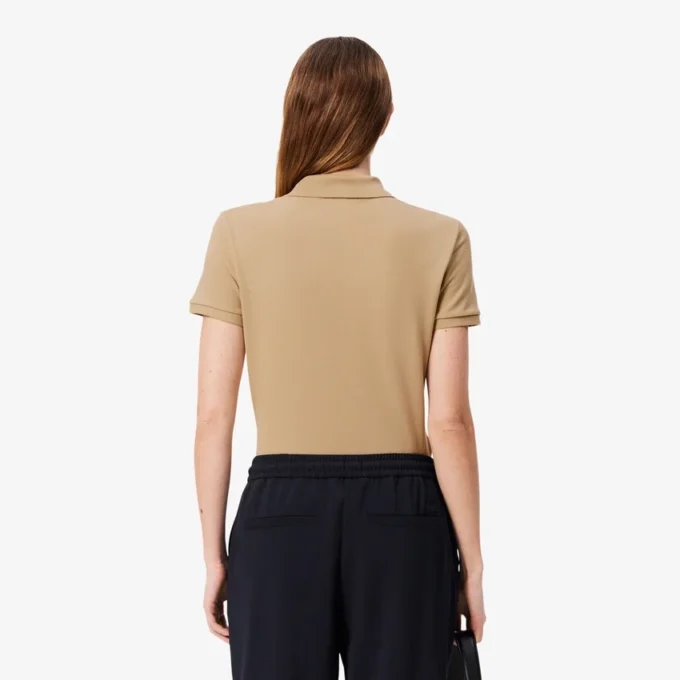 L.12.12 Slim Fit Stretch Mini Piqua Polo for kvinner