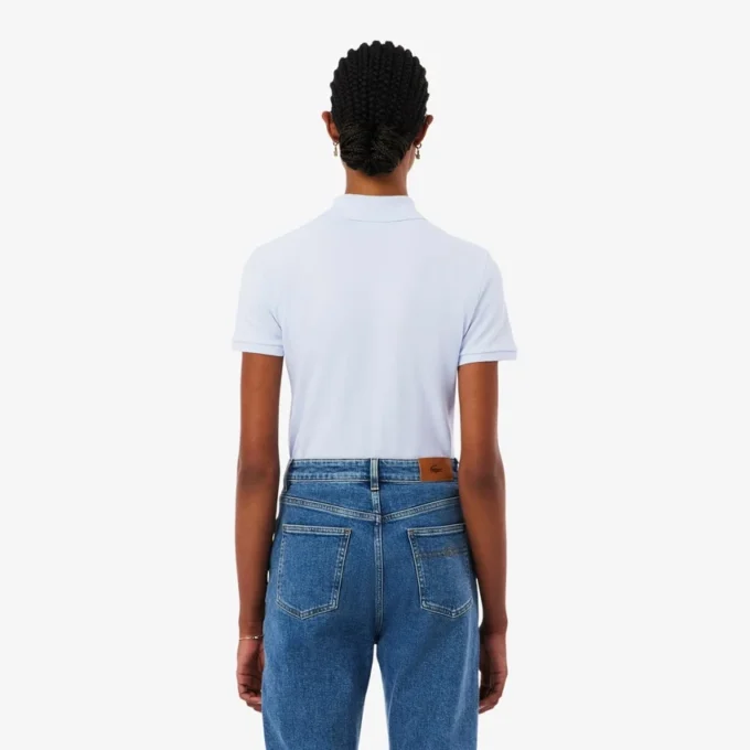 L.12.12 Slim Fit Stretch Mini Piqua Polo for kvinner