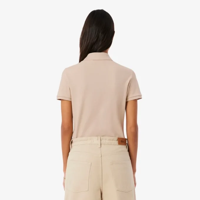 L.12.12 Slim Fit Stretch Mini Piqua Polo for kvinner