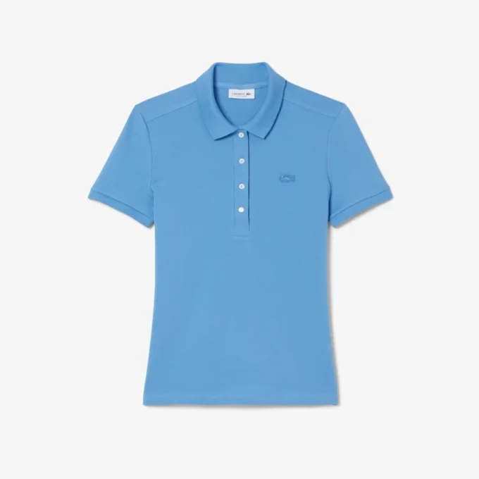 L.12.12 Slim Fit Stretch Mini Piqua Polo for kvinner