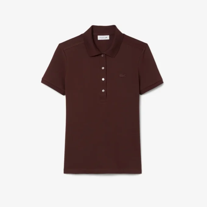 L.12.12 Slim Fit Stretch Mini Piqua Polo for kvinner