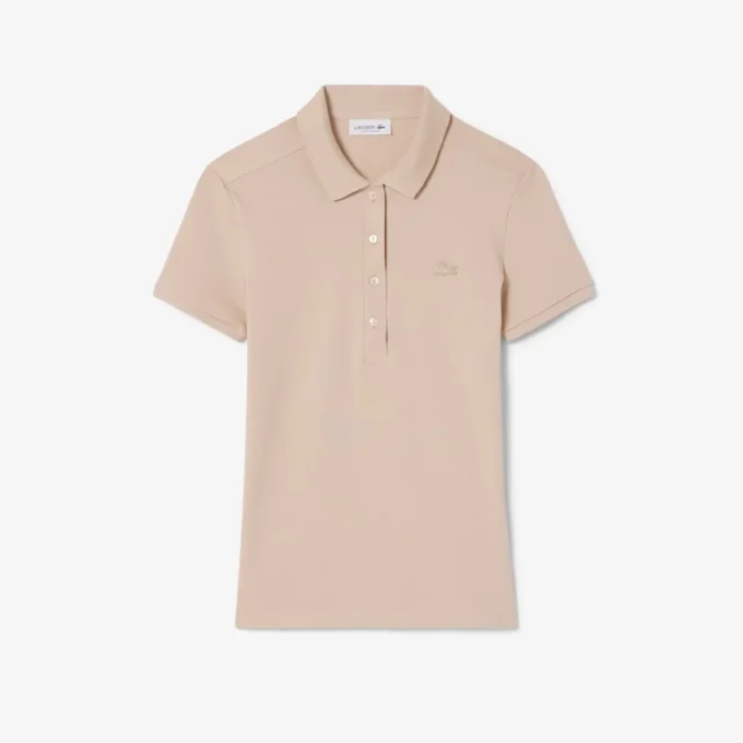 L.12.12 Slim Fit Stretch Mini Piqua Polo for kvinner