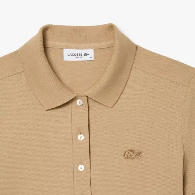 L.12.12 Slim Fit Stretch Mini Piqua Polo for kvinner