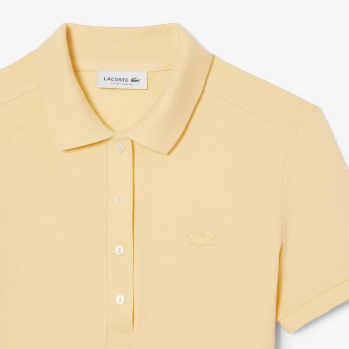 L.12.12 Slim Fit Stretch Mini Piqua Polo for kvinner