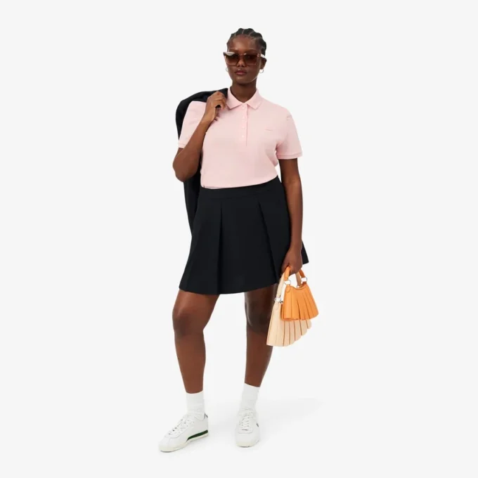 L.12.12 Slim Fit Stretch Mini Piqua Polo for kvinner
