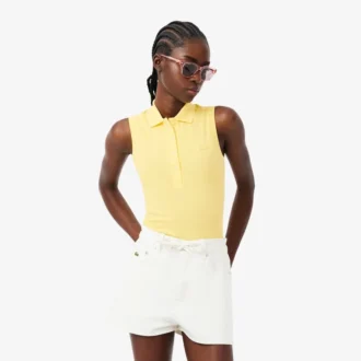 L.12.D ermetløs stretch-polo i slim fit for kvinner