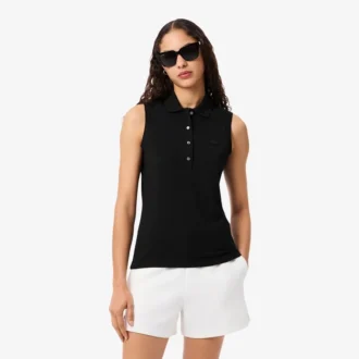 L.12.D ermetløs stretch-polo i slim fit for kvinner