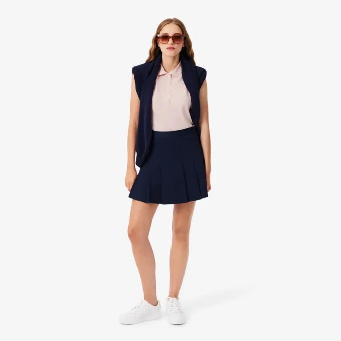 L.12.D ermetløs stretch-polo i slim fit for kvinner