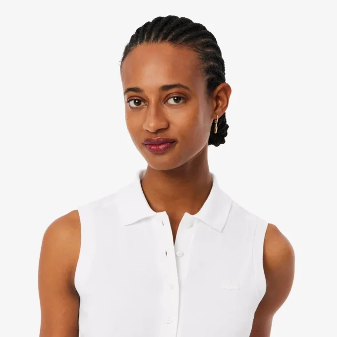 L.12.D ermetløs stretch-polo i slim fit for kvinner