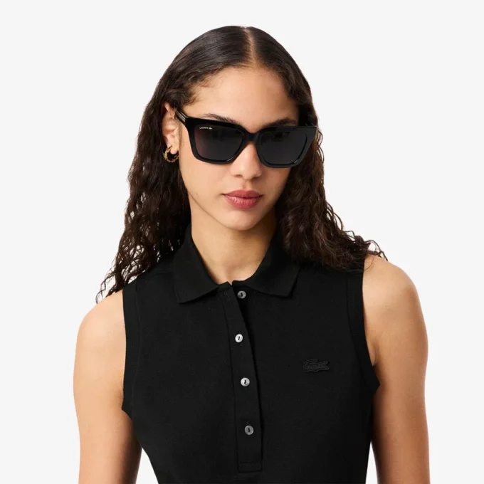 L.12.D ermetløs stretch-polo i slim fit for kvinner