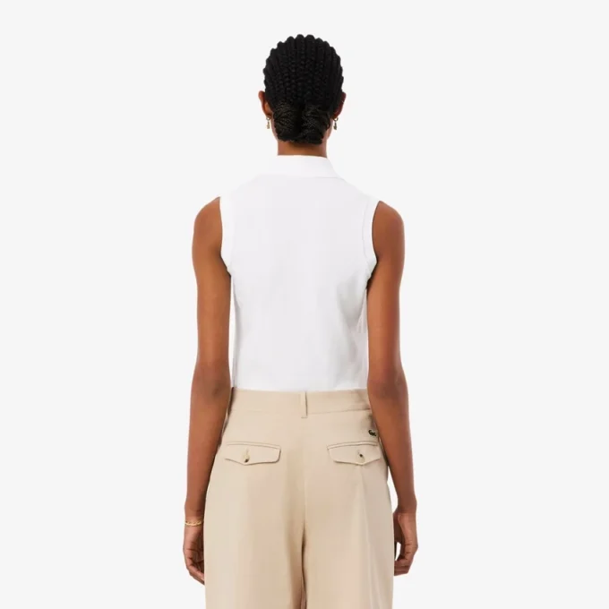 L.12.D ermetløs stretch-polo i slim fit for kvinner