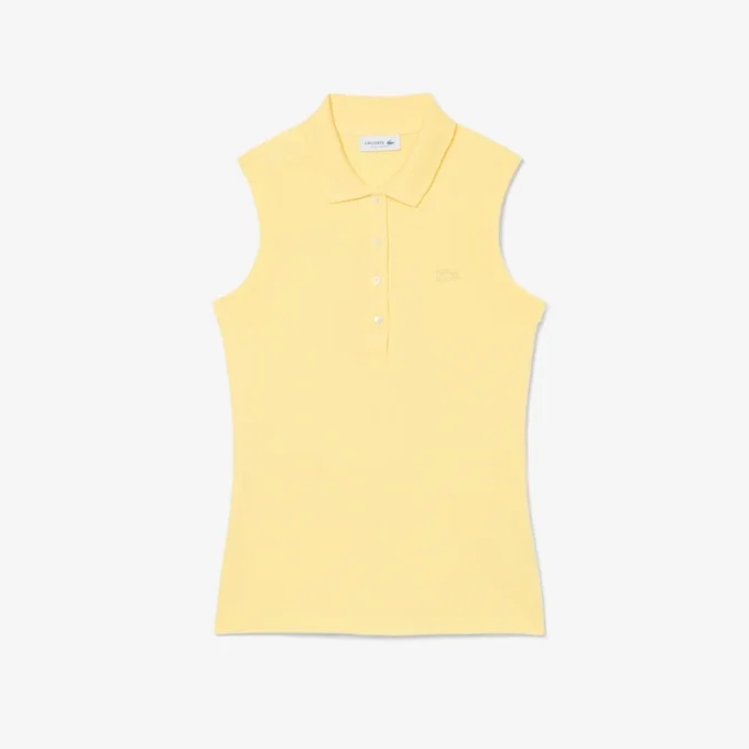 L.12.D ermetløs stretch-polo i slim fit for kvinner