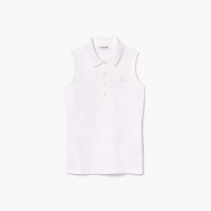 L.12.D ermetløs stretch-polo i slim fit for kvinner
