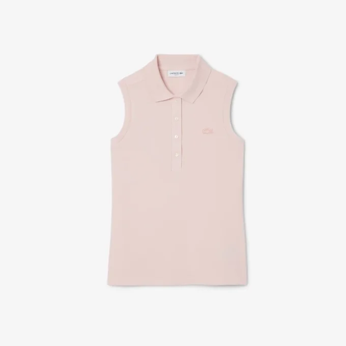 L.12.D ermetløs stretch-polo i slim fit for kvinner