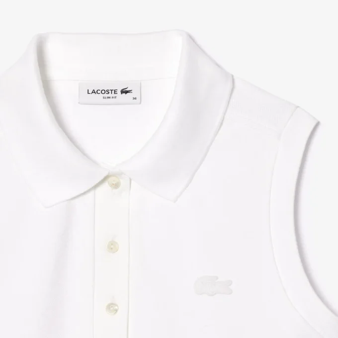 L.12.D ermetløs stretch-polo i slim fit for kvinner