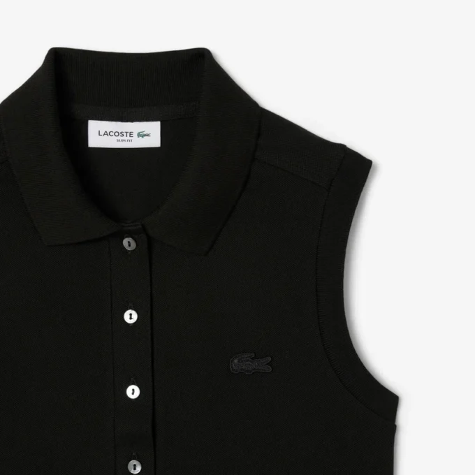 L.12.D ermetløs stretch-polo i slim fit for kvinner