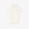 L.12.D ribbet bomullspolo i slim fit for kvinner