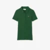 L.12.D ribbet bomullspolo i slim fit for kvinner