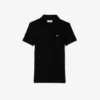 L.12.D ribbet bomullspolo i slim fit for kvinner
