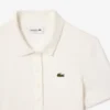 L.12.D ribbet bomullspolo i slim fit for kvinner