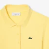 L.12.D ribbet bomullspolo i slim fit for kvinner