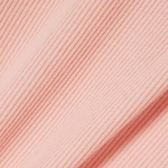 L.12.D ribbet bomullspolo i slim fit for kvinner