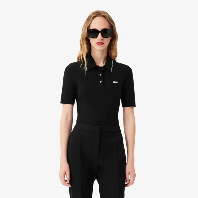 L.12.D Slim Fit Diamanta Pologensere for kvinner