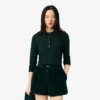 L.12.D stretch-minipiqua-polo i slim fit for kvinner