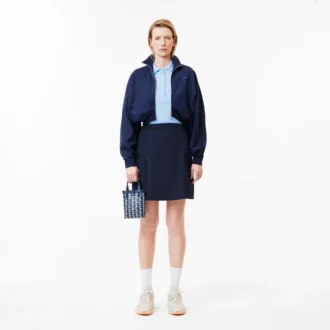 L.12.D stretch-minipiqua-polo i slim fit for kvinner