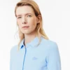 L.12.D stretch-minipiqua-polo i slim fit for kvinner