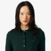 L.12.D stretch-minipiqua-polo i slim fit for kvinner