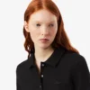 L.12.D stretch-minipiqua-polo i slim fit for kvinner