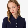 L.12.D stretch-minipiqua-polo i slim fit for kvinner