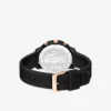 Lacoste.12.12 Chrono-klokke i svart og karneolgull med silikonrem