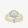 Lacoste.12.12 Go 3-visers champagnefarget silikonklokke