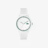 Lacoste.12.12 Hvit klokke med silikonrem
