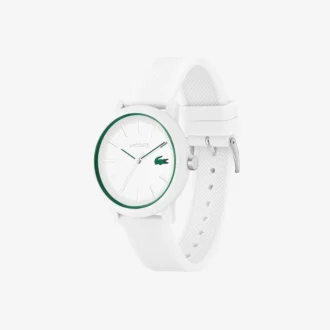 Lacoste.12.12 Hvit klokke med silikonrem