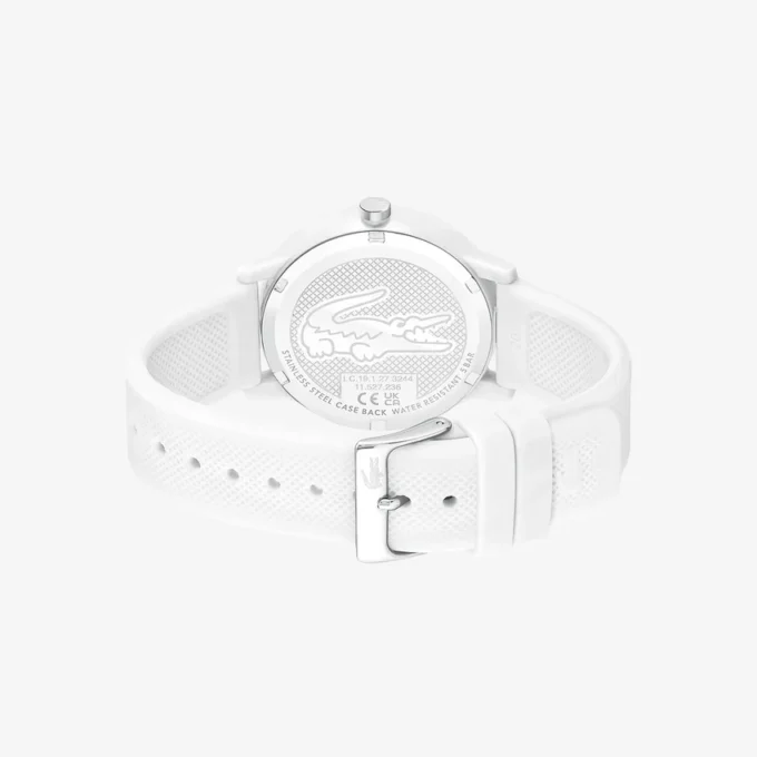 Lacoste.12.12 Hvit klokke med silikonrem