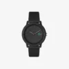 Lacoste.12.12 klokke med svart silikonrem