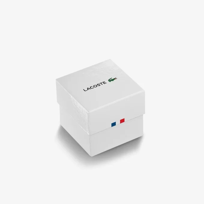 Lacoste.12.12 klokke med svart silikonrem