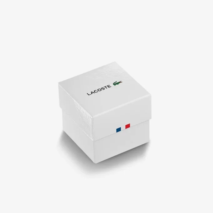 Lacoste.12.12 klokke med svart silikonrem