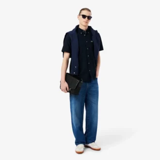 Lacoste Classic Satchel med klaff