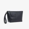 Lacoste Club clutch i kornet skinn