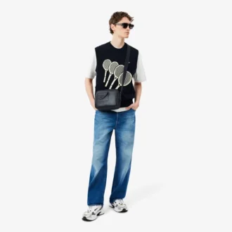 Lacoste Club skinnveske