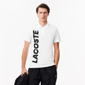 Lacoste Movement-pologensere med trykk for menn, normal passform